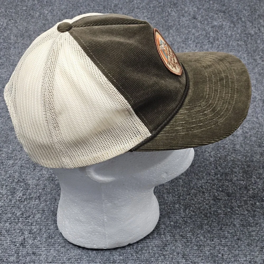 Junkyard‎ Brewing Trucker Hat Corduroy Brown Cap Snapback Fargo Beer Moorhead MN